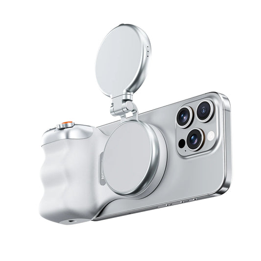 Magnetic phone camera shoot